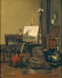 Małpa malarza